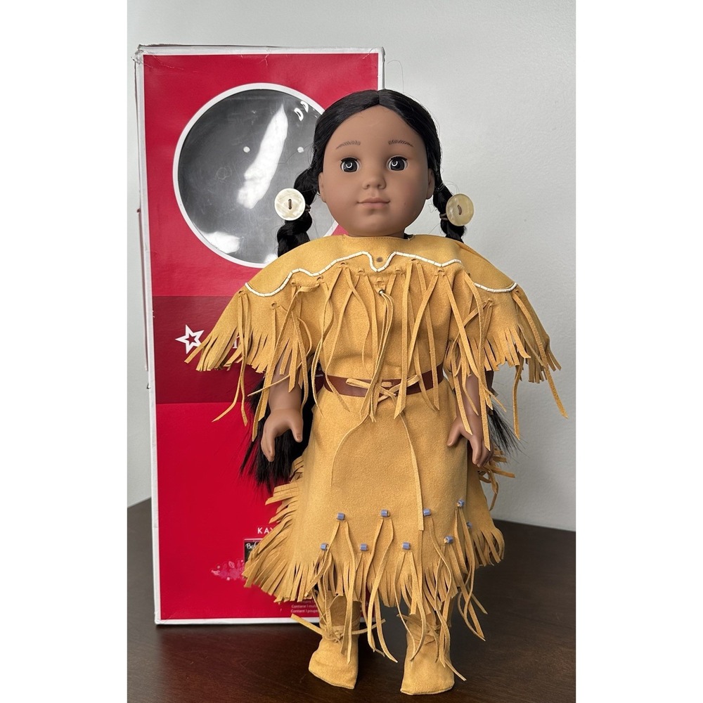 Kaya Beforever Doll American Girl Retired Complete Meet Outfit Moccasins Box EUC
